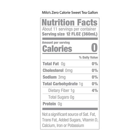 Buy Milo’s Zero Calorie Sweet Tea, 1 gal from Dollar General - Instore