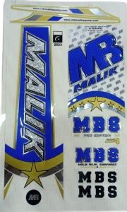 SPORTSWORLD 3D MB Malik MBS PRO Edition English Willow Embossed Cricket ...