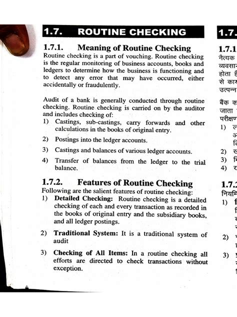 Image result for Auditing Routine Checking Internal Check and Test Checking