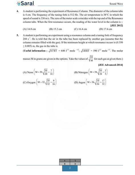 Sound Waves - JEE Advanced Previous Year Questions with Solutions