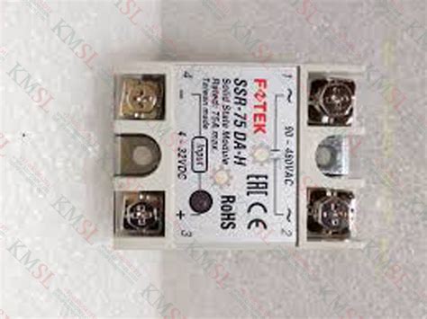 SSR-75DA-H Fotek Solid State Relay | DC to AC High Current SSR – KMSPA ...