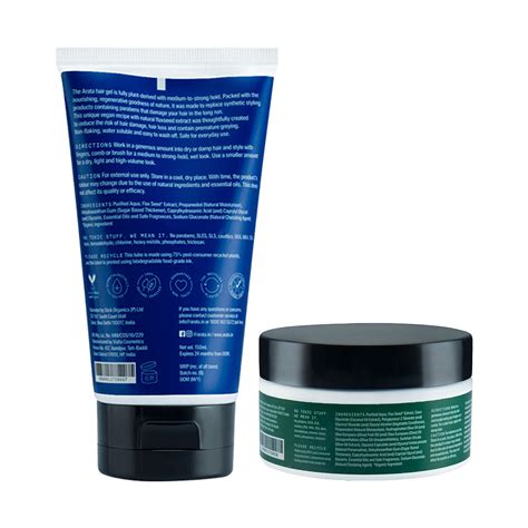 Arata: Natural Hair Styling Combo with Hair Gel & Hair Cream