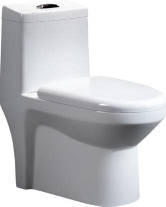 Ceramic Floor Mounted One Piece S Trap Water Closet with Attached Tank ...