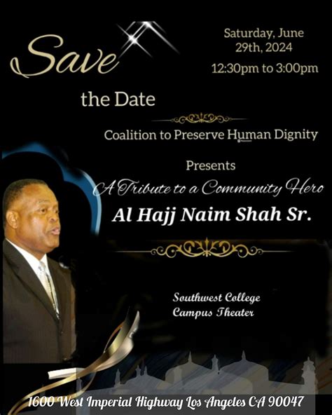 A Tribute to a Community Hero Al HAJJ Naim Shah Sr., The Little Theater ...
