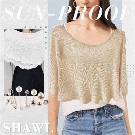 Knitted Sun-proof Shawl (🔥Gift Pearl Clips 1pc🔥) – boutipa