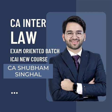 CA Inter - Law Exam Oriented Batch By CA Shubham Singhal – CA Point