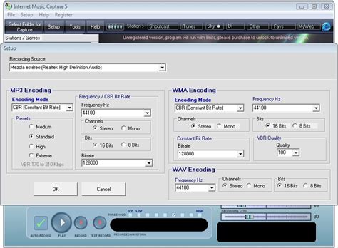 Descargar Internet Music Capture 6.2 para PC Gratis