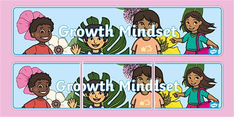 👉 Growth Mindset Display Banner