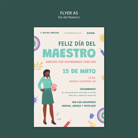 Flyer dia do professor Images - Free Download on Freepik