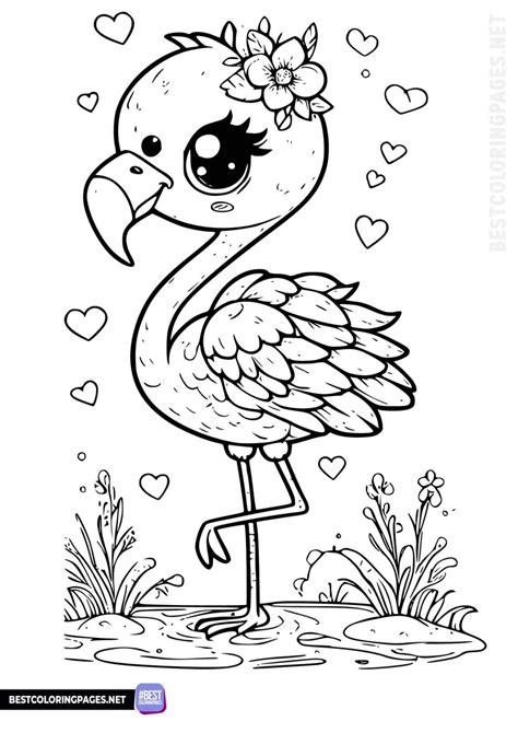 Flamingo coloring pages - Bestcoloringpages.net