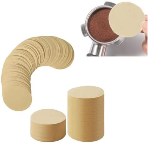 58 mm Disposable Coffee Tea Filters, Natural Microfilters, Replacement ...