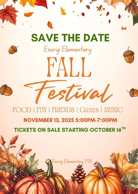 Essrig Elementary Annual Fall Festival ? at Essrig Elementary School ...