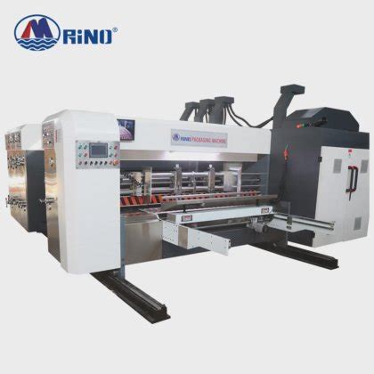 Corrugated Board 2 Color Flexo Printing Machine with Slotting Stacking ...