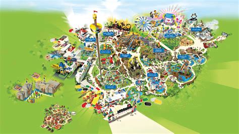 Legoland Billund Map Denmark, The Land Of LEGO, In LEGO, Featuring