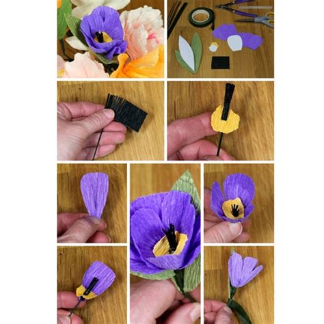Image result for Crepe Paper Flowers Tutorial