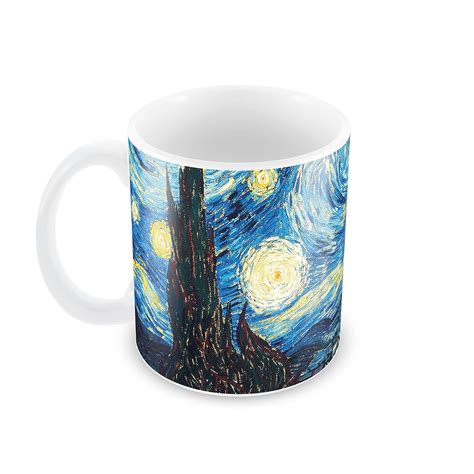 Posterboy 'Starry Night' Ceramic Mug (350ml, Multicolor) : Amazon.in ...