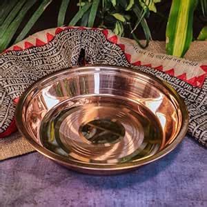 Buy Ambi Home 100% Pure Copper Traditional Parat - Medium Size - 11.5 ...