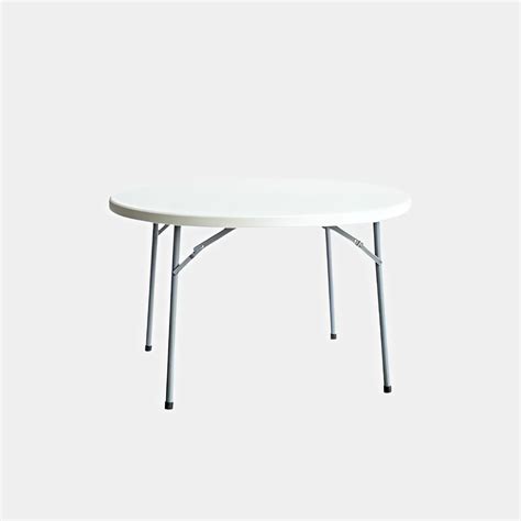 4ft Folding Plastic Round Table - Front Row Furniture