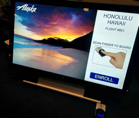Alaska Airlines’ biometric boarding pass: Lifting, or giving, a finger ...