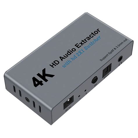 Buy HDMI Switch 2x1 HDMI Splitter 2 in 1 Out Switcher HDMI Converter ...