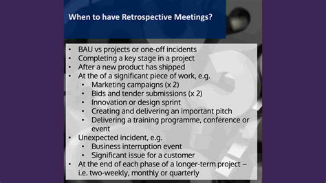 Lead Productive, Effective, and Fun Retrospective Meetings - The Big ...