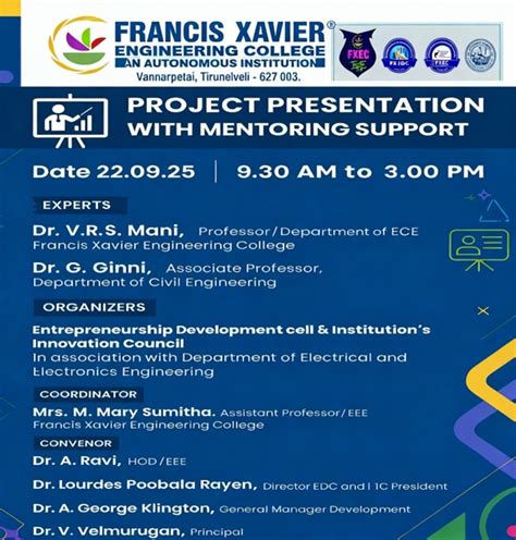 Project Presentation with Mentoring Support | News & Events | Francis ...