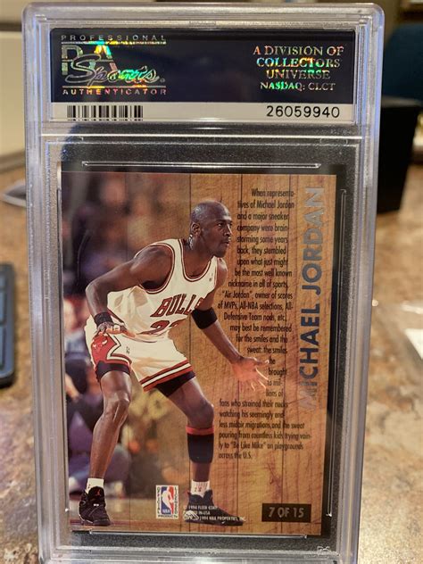1993 Ultra Michael Jordan Famous nicknames #7 PSA 10 Gem Mint - MJ ...