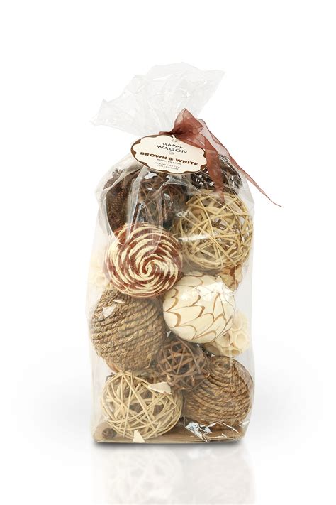 Brown and White Decorative Bowl fillers