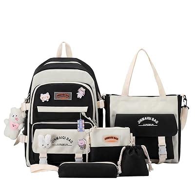 Donloise 5Pcs Kawaii Backpack with Aesthetic Pin Accessories India | Ubuy