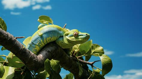 Image result for Aqua Green Tree Python