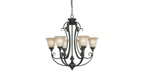 Jeremiah Lighting 24226-MB Barrett Place Single Tier 6 Light Chandelier ...