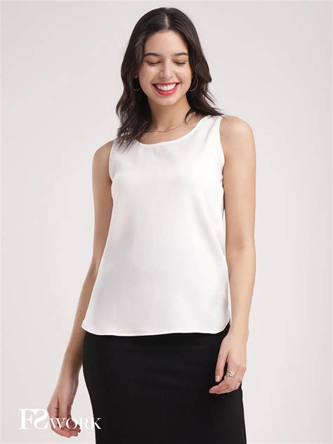 Buy Off White Two Way Camisole Online | Fablestreet – FableStreet