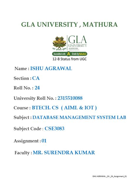 Computer Database Assignment First Page 的图像结果