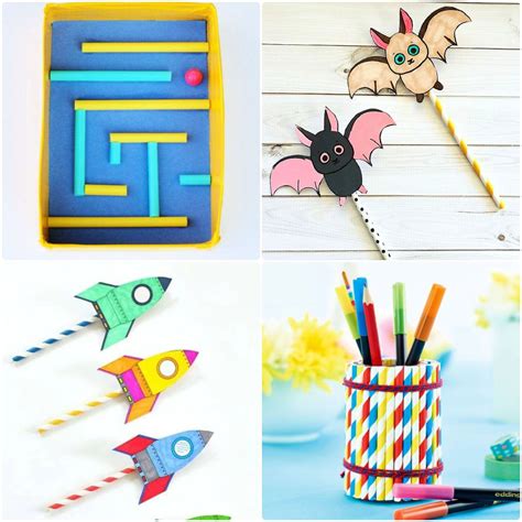Image result for Crafts Using Straws