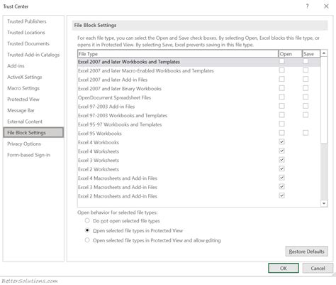 Image result for File Block Settings