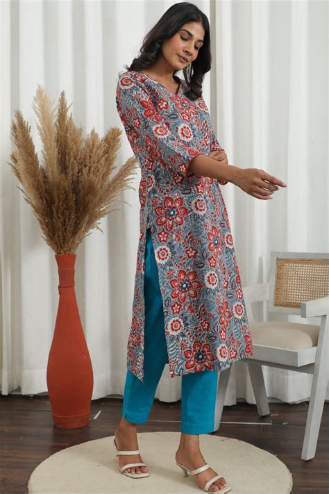 Pure Cotton Kurti and Silk Kurtis Women - SootiSyahi