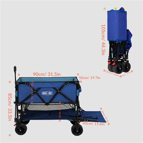 Overmont Foldable Double Decker Wagon Cart – Overmontoutdoor
