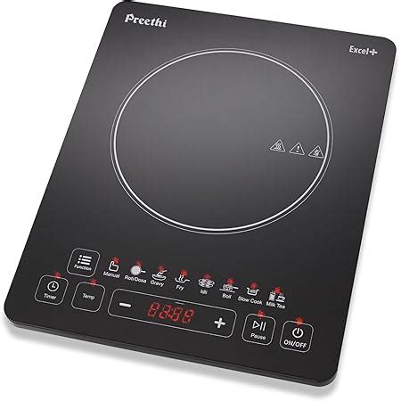 Buy Preethi Trendy Plus 116 1600-Watt Induction Cooktop (Black) Online ...