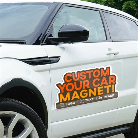 Custom Car Magnet With Your Logo - Magnetic Car Signs With Your Design ...