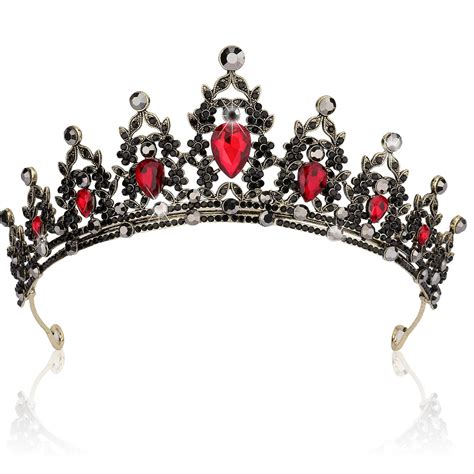 Queen Crown for Women,CIEHER Gothic Baroque Red and India | Ubuy