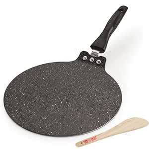 Buy ivbox Hemji 4mm-Thick Super Flat Tawa Non-Stick (Induction and Gas ...