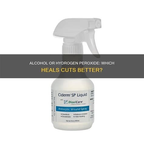 Alcohol Or Hydrogen Peroxide: Which Heals Cuts Better? | CyAlcohol