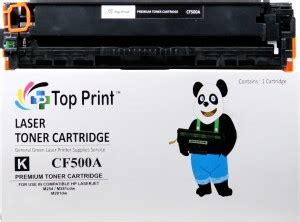 TOP PRINT CARTRIDGE BP 202A - CF500A Black Toner Cartridge Compatible ...