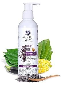 Buy Ayouthveda Purple Rice Water & Kernel Protein Shampoo | With the ...