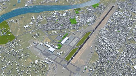 Sardar Vallabhbhai Patel International Airport Ahmedabad 10K - 3D Model ...