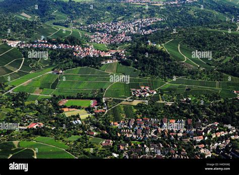 Aerial picture, Stuttgart-Luginsland, Wurttemberg, Red's mountain ...