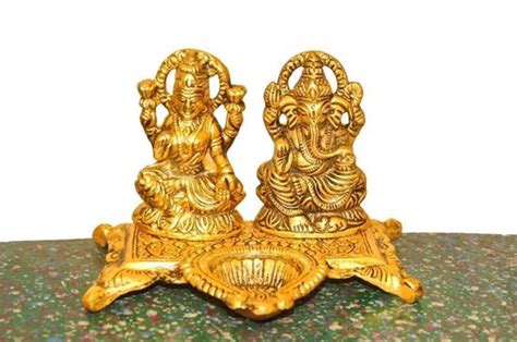 Alfa Store. Sukmani new product LAKSHMI & GANESH JI SET BRASS