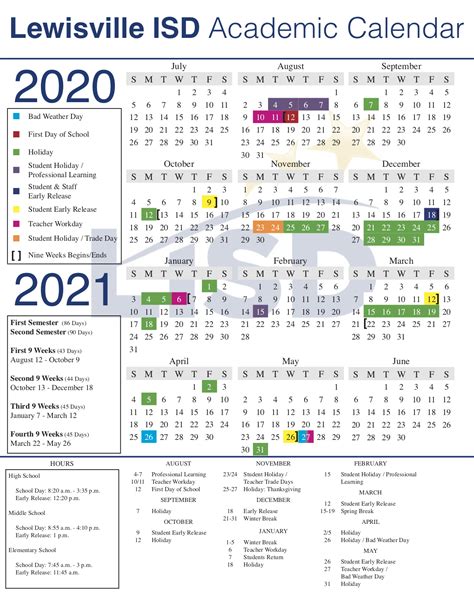 Lewisville High School Calendar 2024 - Schoolcalendars.net