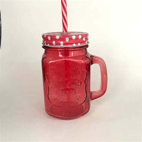 Colored Mason Jar Mug 16oz / 453ml - ITS (Glassware Specialist)