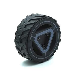 112x46mm Tractor Grip Wheel for 8mm Shaft Motors - Robust Robotics ...